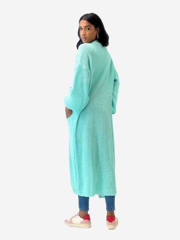 Manteau en tricot Elara en vert