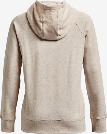 UNDER ARMOUR Sportief sweatshirt 'Rival' in Beige