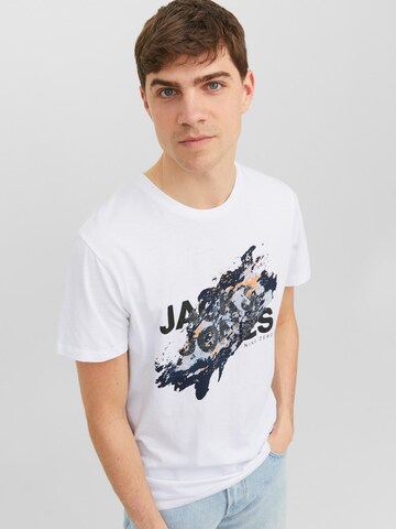 JACK & JONES T-Shirt 'Nelson' in Weiß