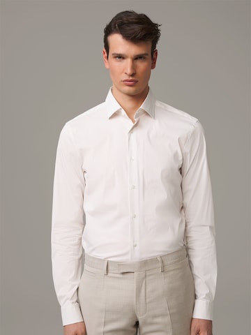 STRELLSON Slim fit Button Up Shirt in White