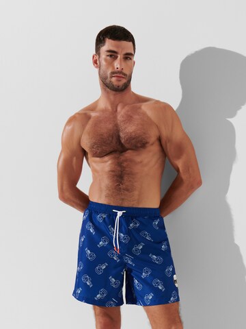 Karl Lagerfeld Zwemshorts in Blauw