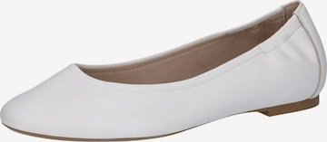 Ballerines CAPRICE en blanc : devant