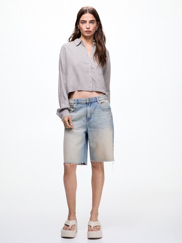 Pull&Bear Bluzka w kolorze szary