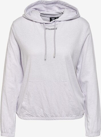 Hummel Sportief sweatshirt 'Zandra' in Grijs: voorkant