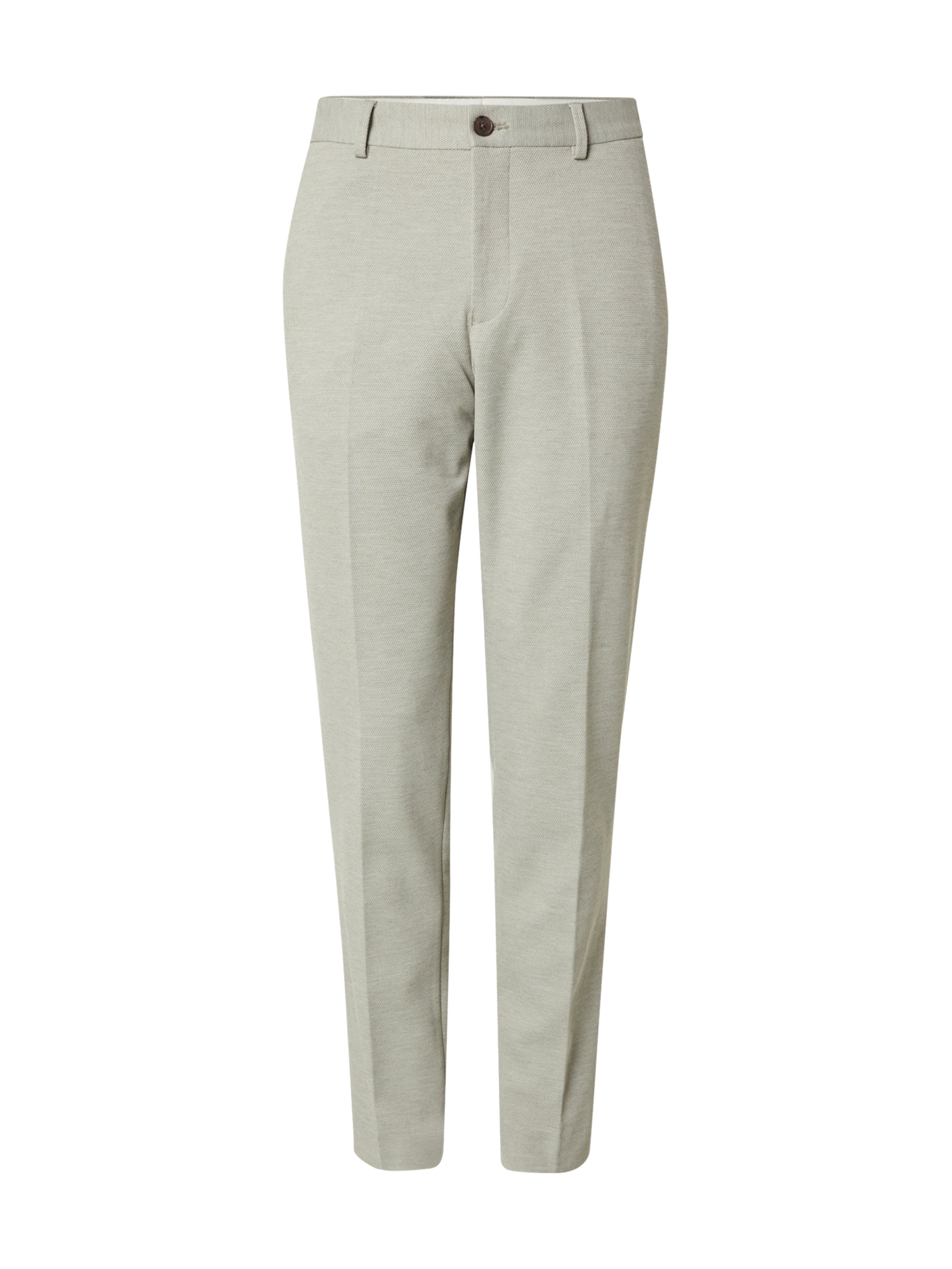 SELECTED Slim fit Pleated Pants 'SLHAITOR' in Grey: front