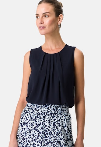 zero Blouse in Blauw: voorkant