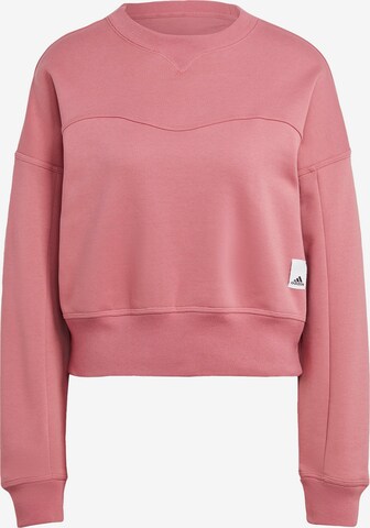 ADIDAS SPORTSWEAR Sportsweatshirt 'Lounge Fleece' in Pink: predná strana