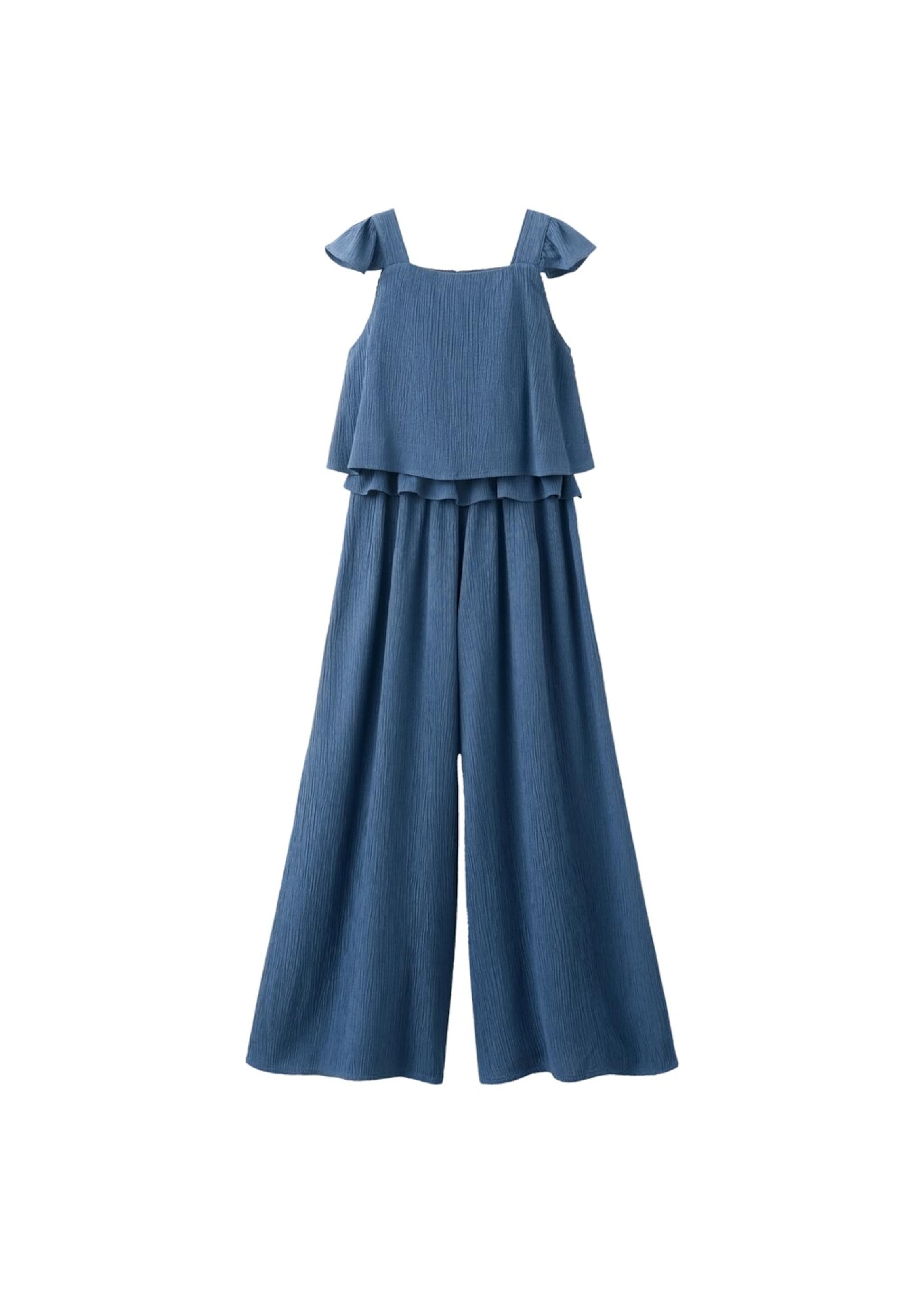 MANGO KIDS Dungarees 'Valeria' in Blue: front