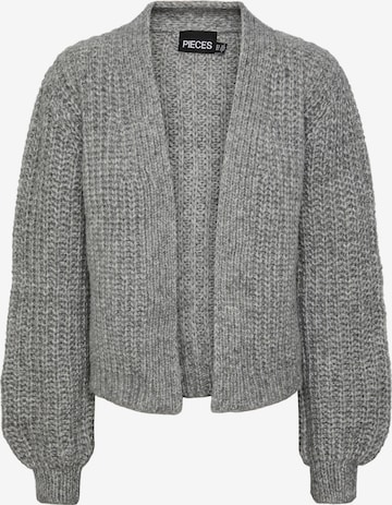 Cardigan 'FINKA' PIECES en gris : devant