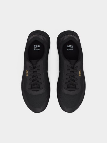 BOSS Matalavartiset tennarit 'Titanium' värissä musta