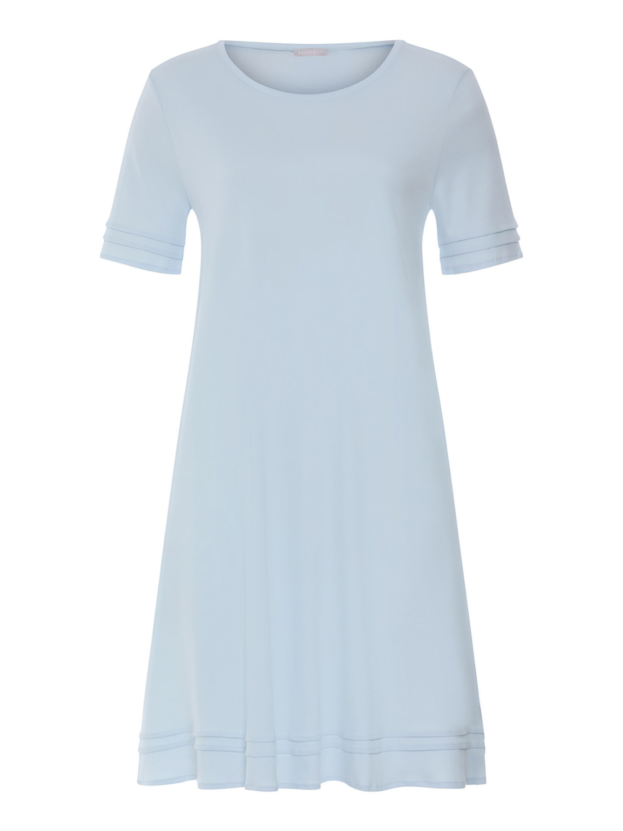 Hanro Nachthemd ' Pilar ' in Blauw: voorkant