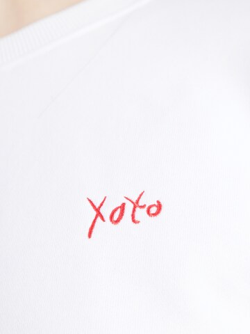 COMMA Sweatshirt i hvid