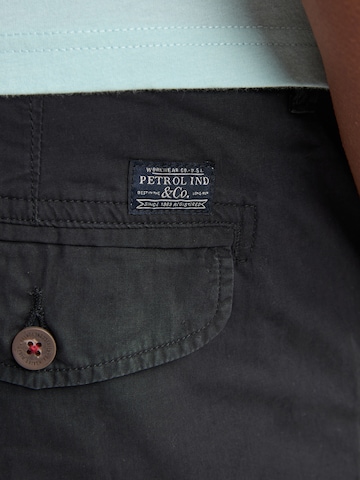 Petrol Industries Regular Cargo trousers in Black