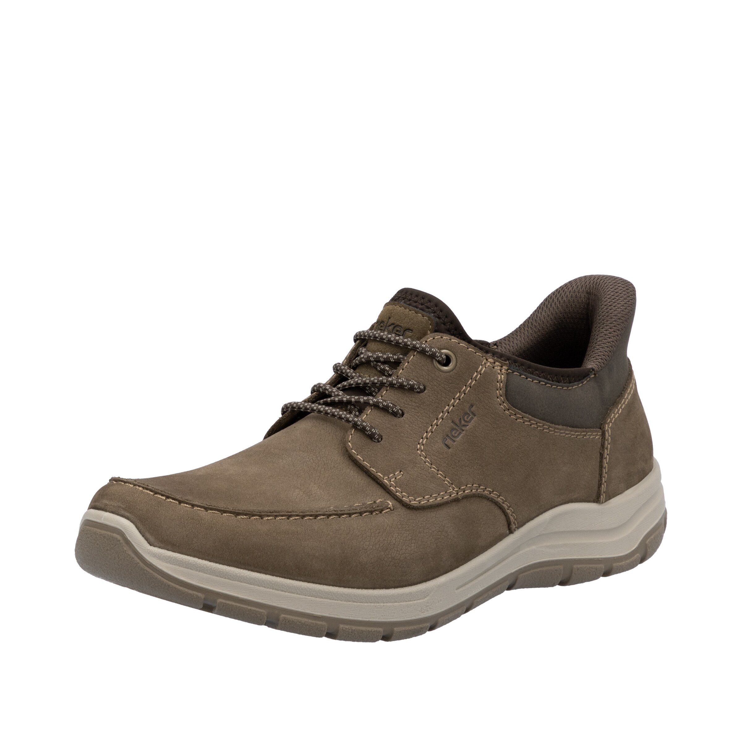 Rieker Athletic Lace-Up Shoes in Brown: front