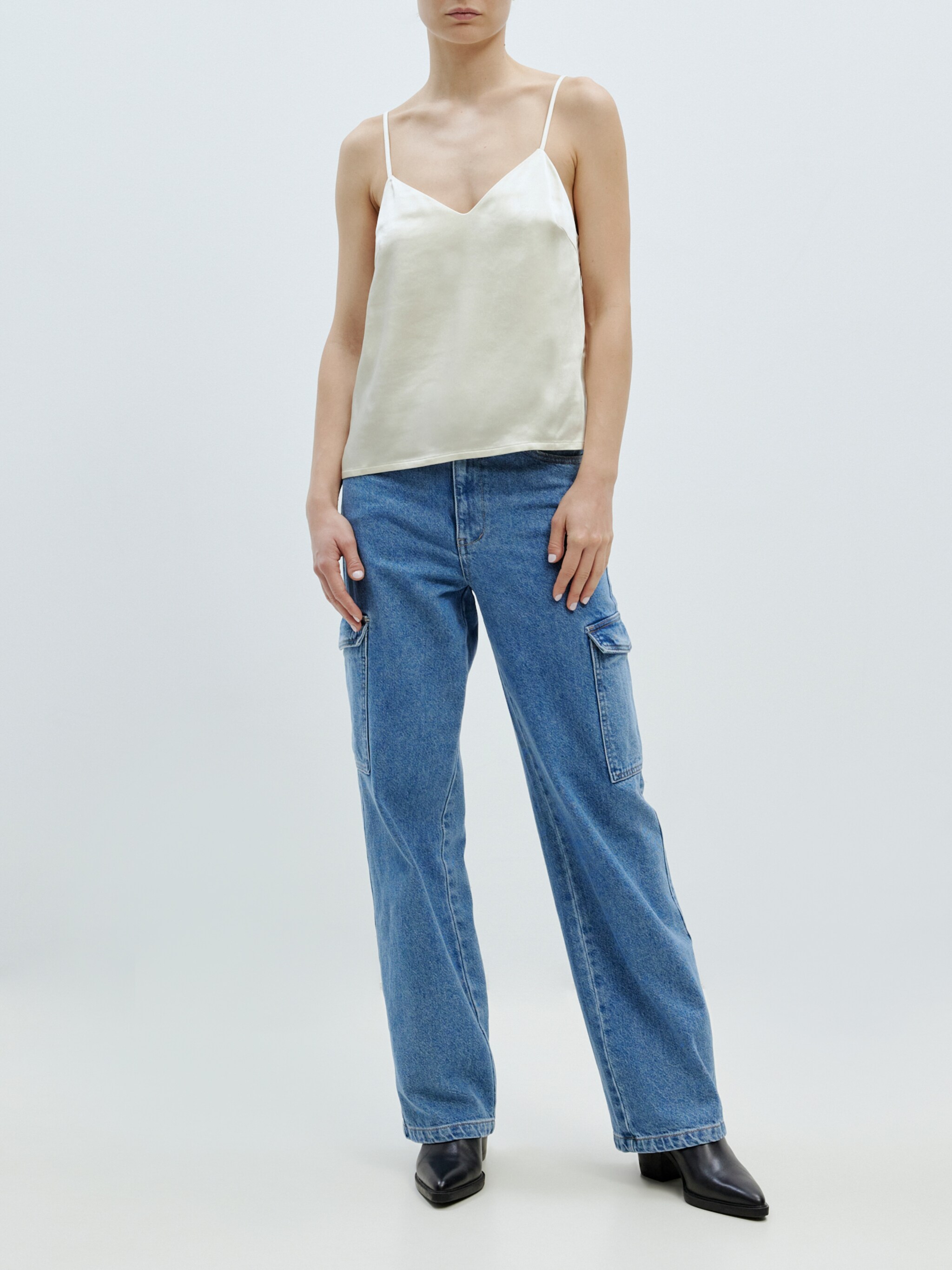 EDITED Produkte Bluse 'Jade' weiß