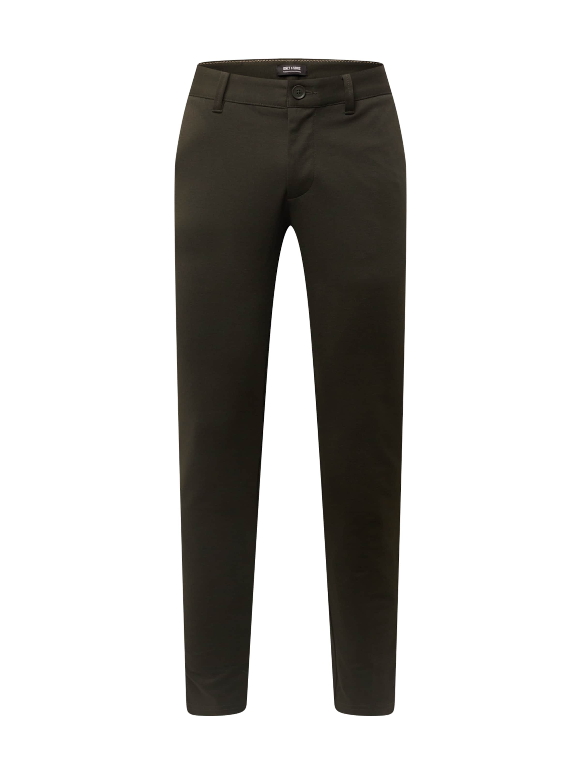 Slimfit Pantaloni eleganți 'Mark' de la Only & Sons pe verde: față