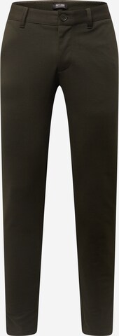 Coupe slim Pantalon chino 'Mark' Only & Sons en vert : devant