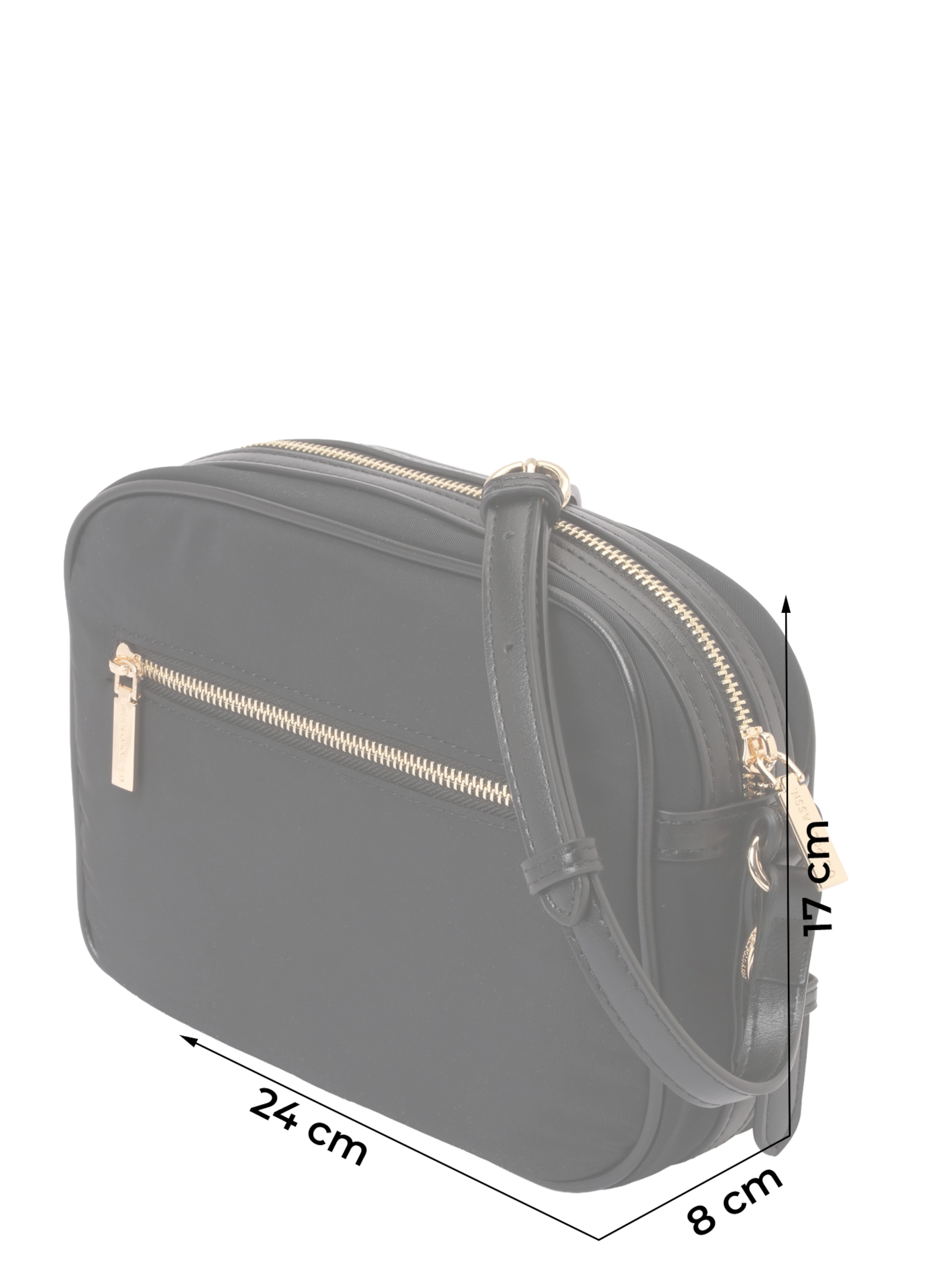 U.S. POLO ASSN. Skuldertaske i sort: forside