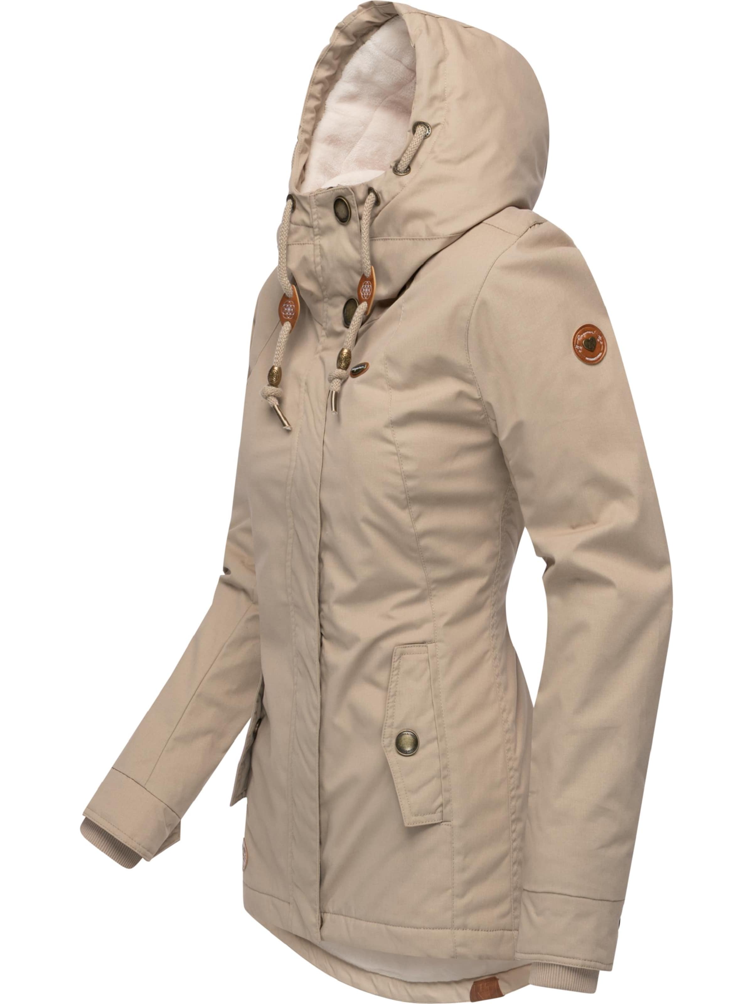 Ragwear Winter Jacket 'Monade' in Beige