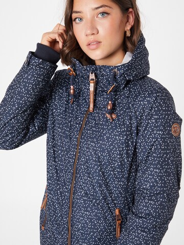 Ragwear Between-Season Jacket 'Zuzka Diamond' in Blue