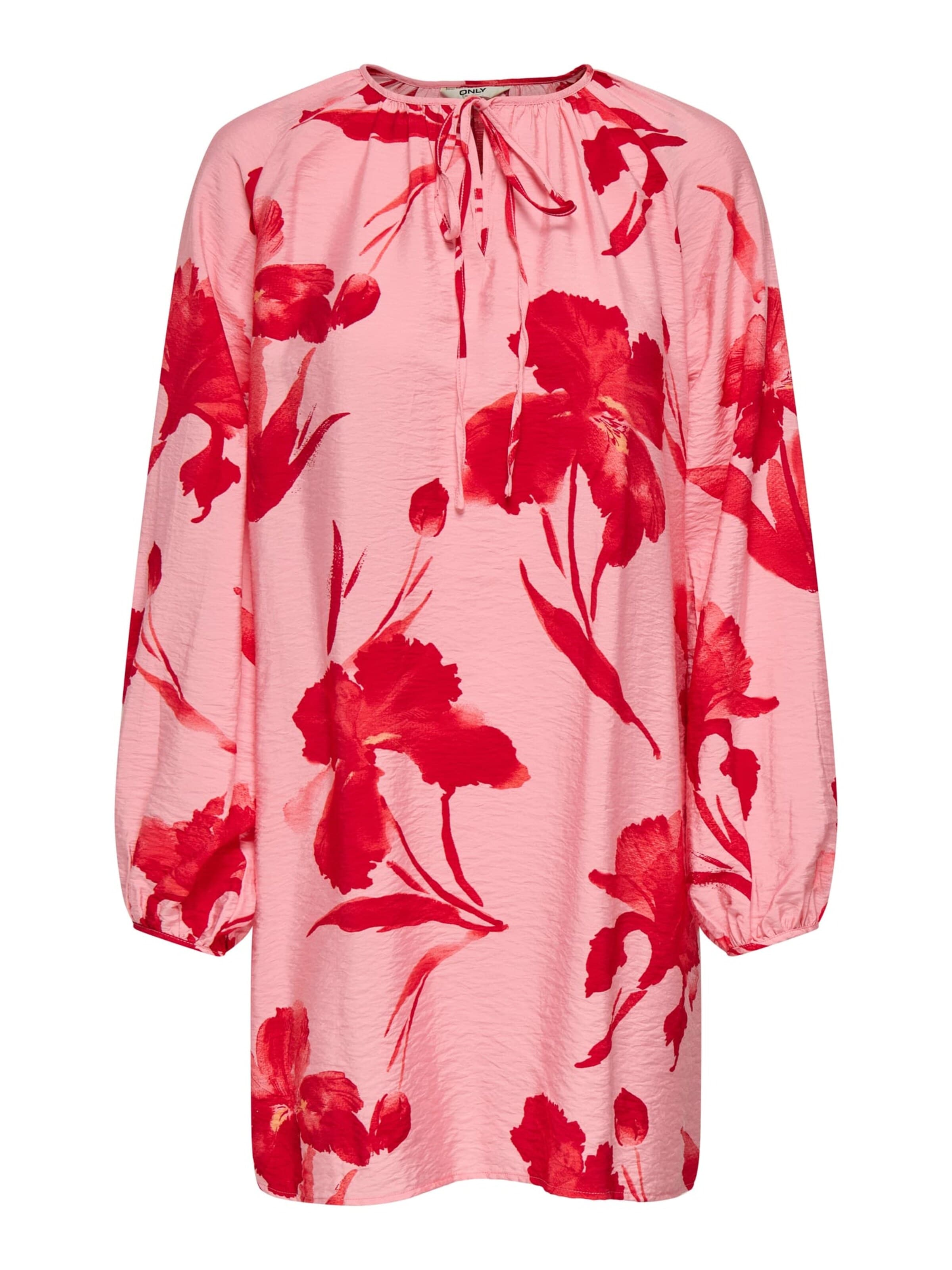 ONLY Jurk 'Hyaci' in Roze: voorkant