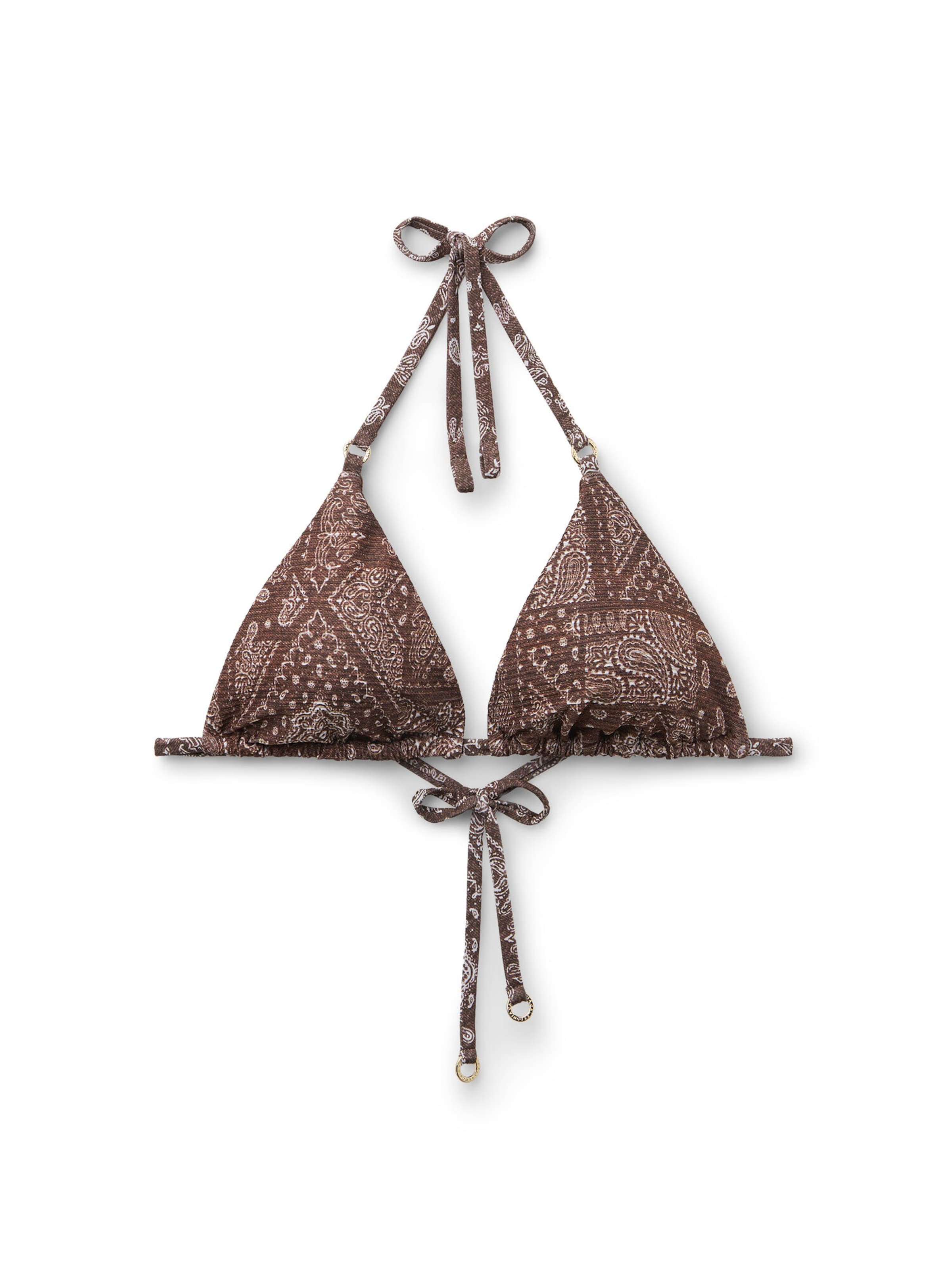 CALZEDONIA Bikinitop in Braun: Vorderseite