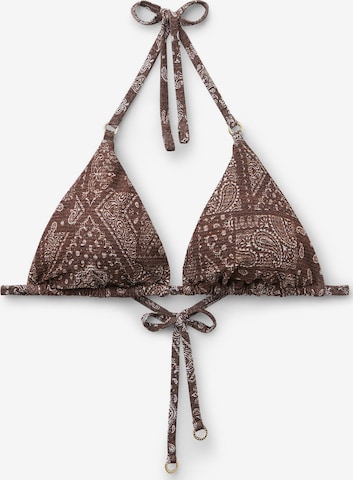 CALZEDONIA Bikinitop in Braun: Vorderseite