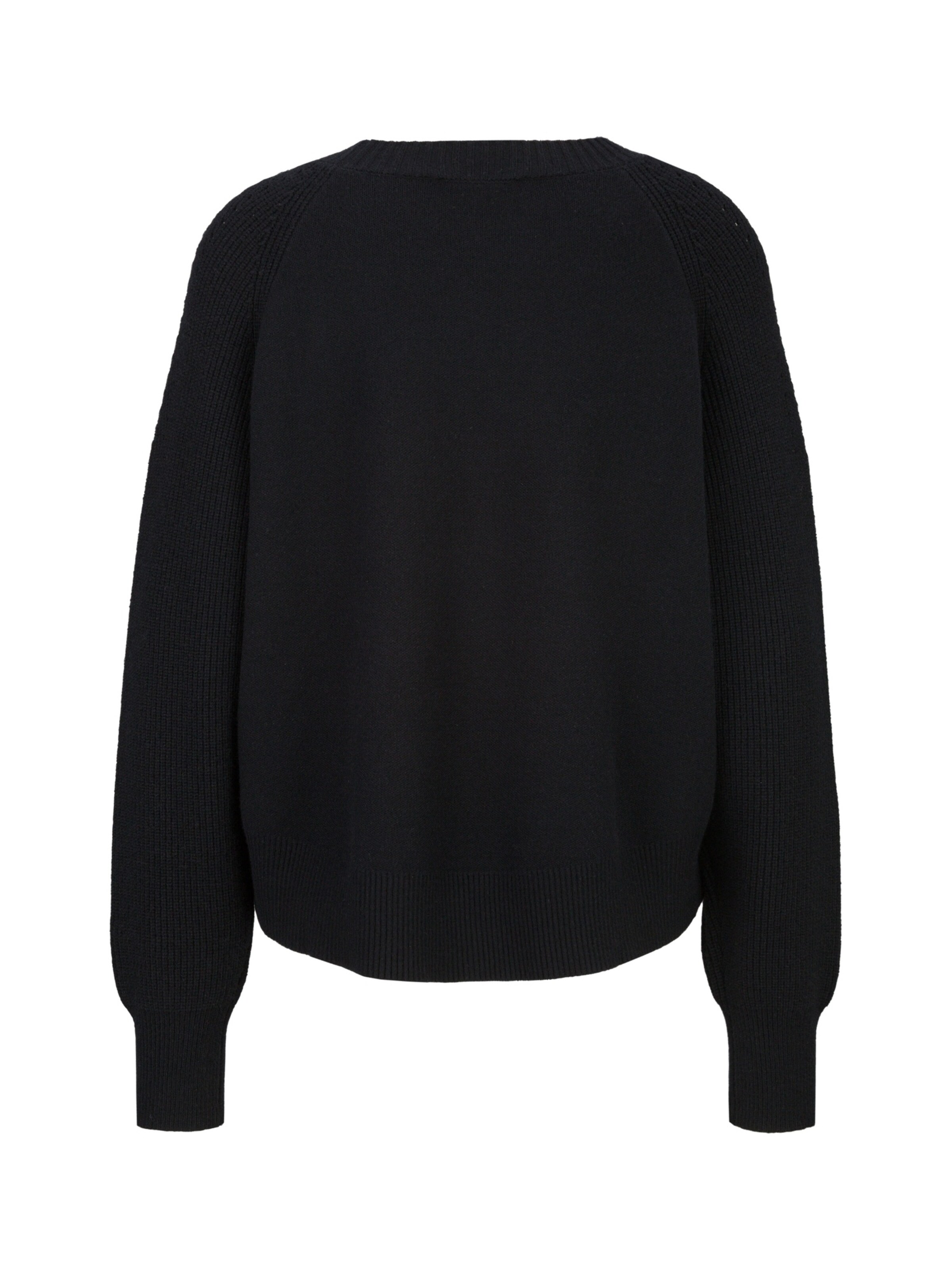 19V69 ITALIA Pullover 'Nuria' in Schwarz: Rückseite