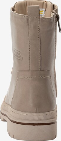 CAMEL ACTIVE Lace-Up Ankle Boots in Beige