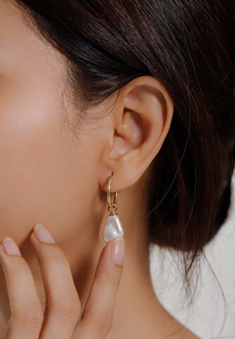Boucles d'oreilles ELLI en or : devant