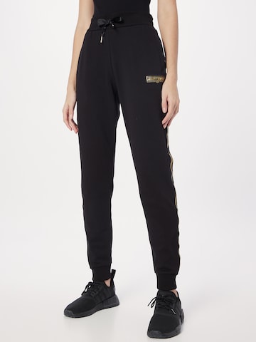 ARMANI EXCHANGE Tapered Byxa 'PANTALONI' i svart: framsida