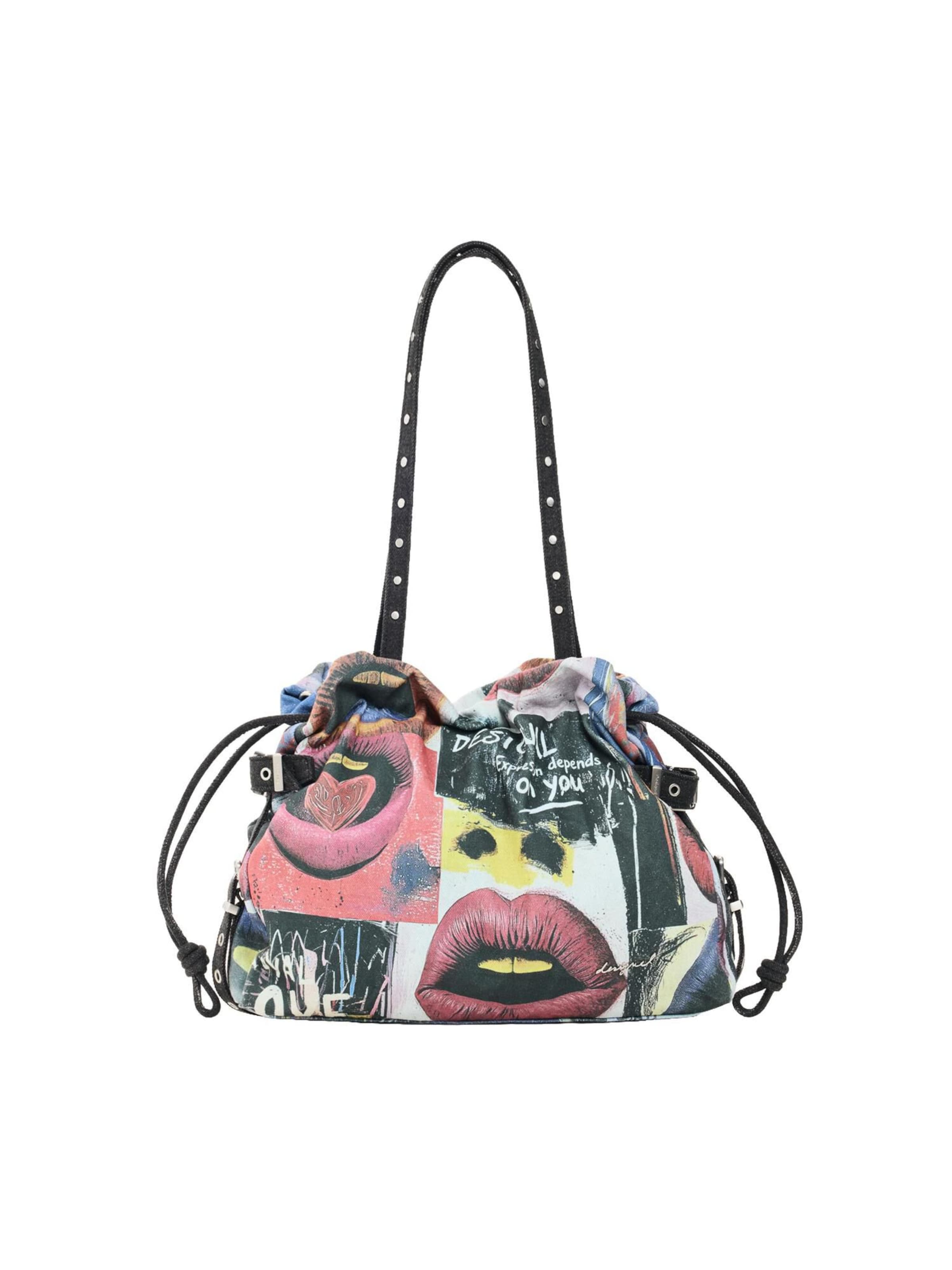 Cabas Desigual en bleu : devant
