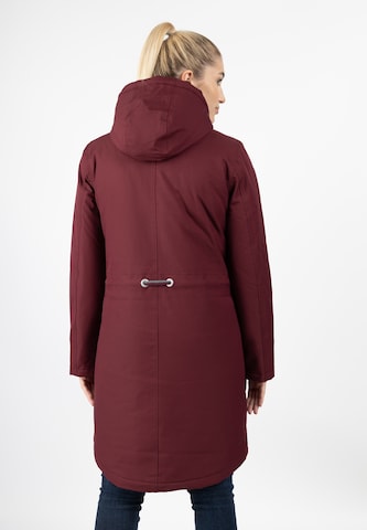 Schmuddelwedda Winterparka in Rot