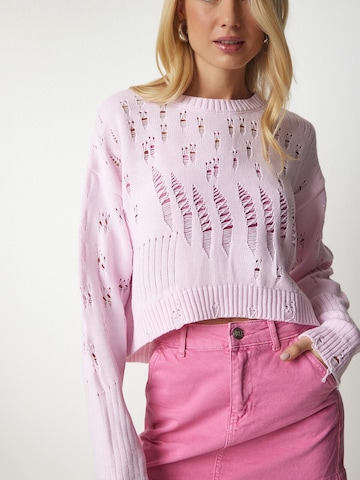 Happiness İstanbul Tröja i rosa