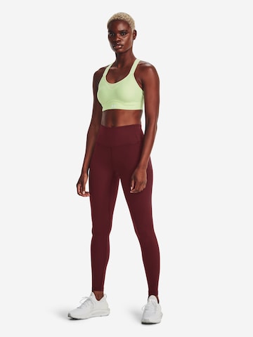 UNDER ARMOUR Skinny Sporthose 'Meridian' in Rot