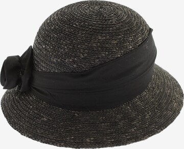 Seeberger Hat & Cap in 62 in Black: front