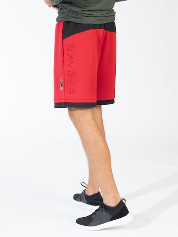 Spyder - Regular Calças de desporto em vermelho