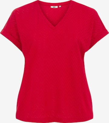 T-shirt WE Fashion en rouge : devant