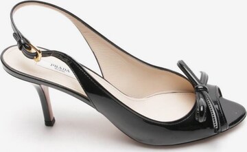 PRADA Sandals & High-Heeled Sandals in 39,5 in Black: front