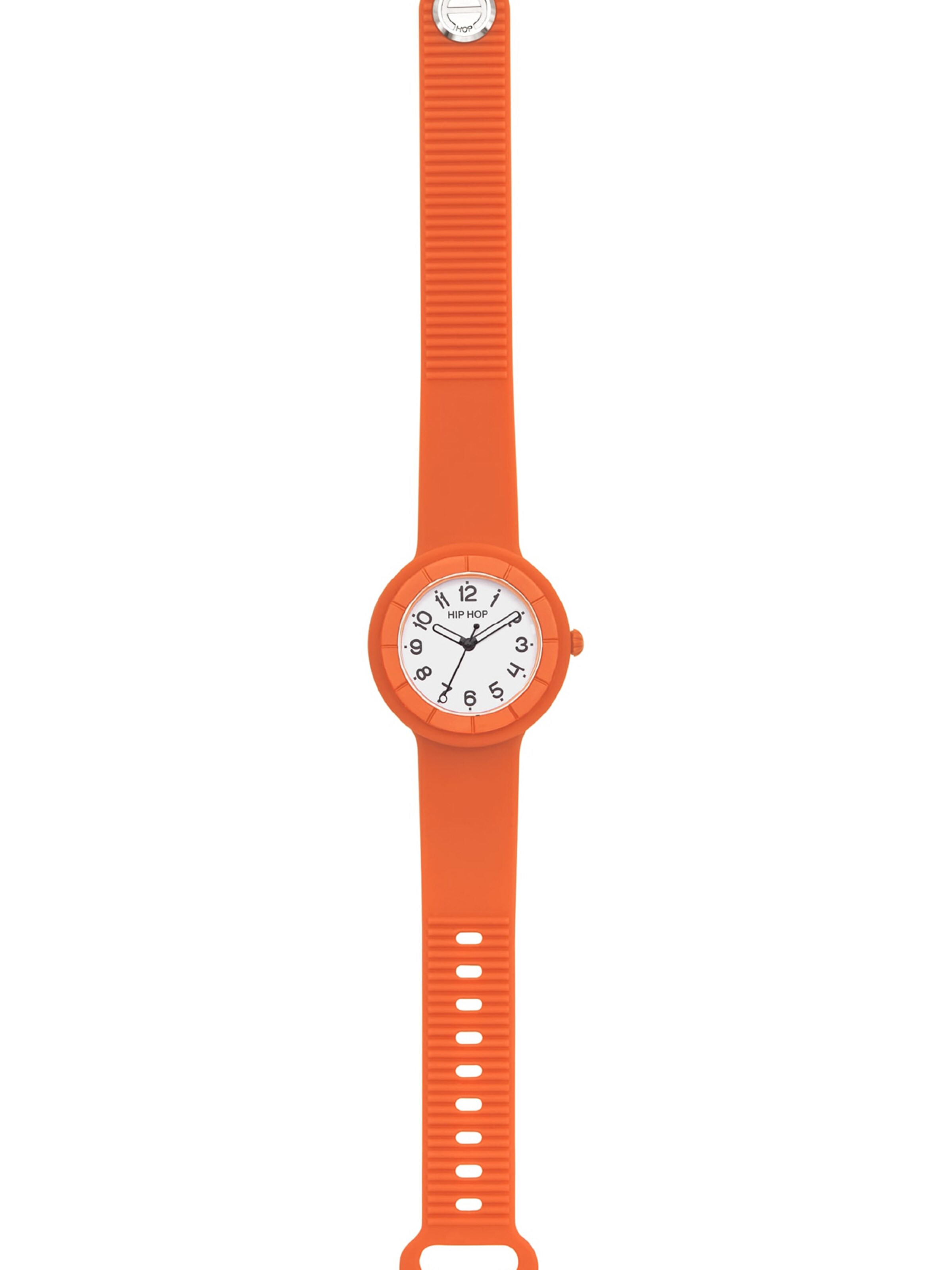 Hip Hop Analog Watch in Orange