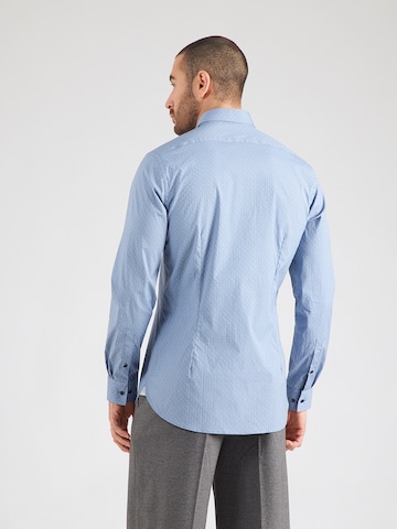 Michael Kors Slim fit Button Up Shirt in Blue: back