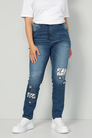 MIAMODA Regular Jeans in Blau