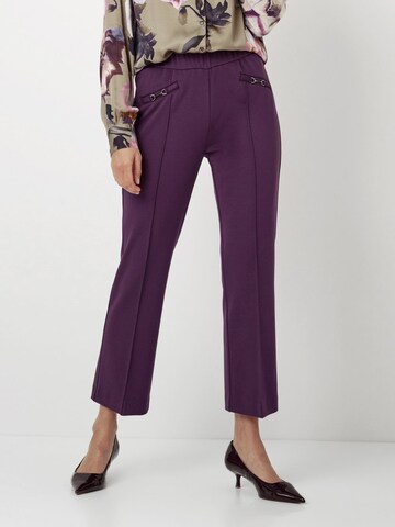 TONI Regular Pants in Purple: front