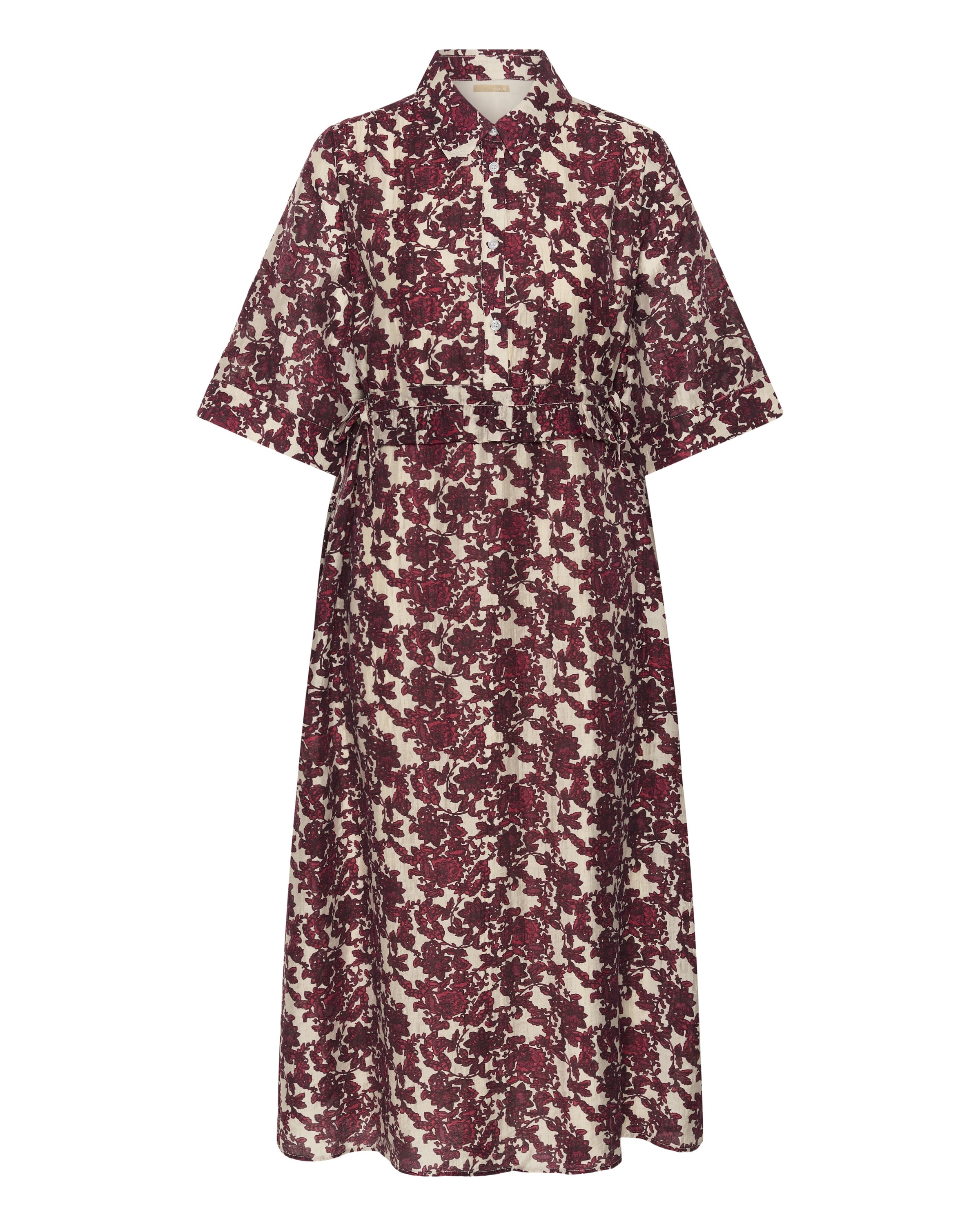Robe-chemise 'Melody' CULTURE en rouge : devant
