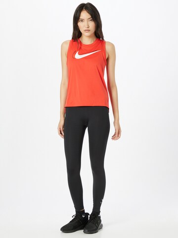 NIKE Skinny Sportbroek in Zwart