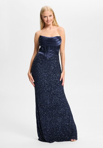 HEY KYLA Abendkleid in Blau: Vorderseite