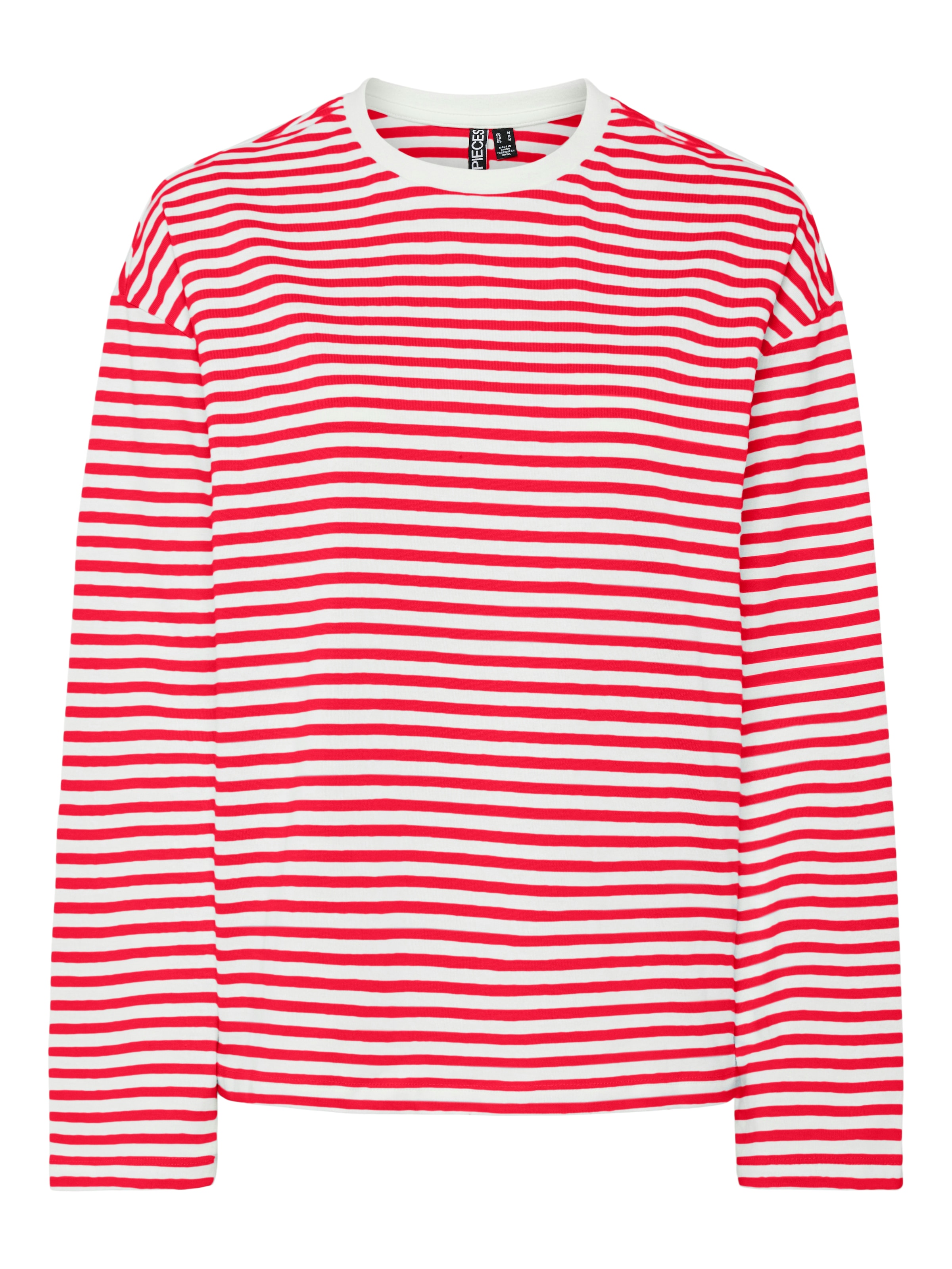 Maglietta 'PCSadie' di PIECES in rosso: frontale