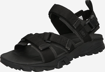 TIMBERLAND Sandalen 'Garrison' in Zwart: voorkant