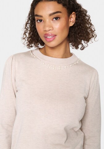 SAINT TROPEZ Sweater in Beige