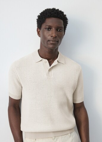 MANGO MAN Poloshirt 'Gang' in Weiß
